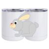 10 oz. White Stainless Steel Short Tumbler Thumbnail