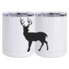 10 oz. White Stainless Steel Short Tumbler Thumbnail