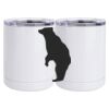 10 oz. White Stainless Steel Short Tumbler Thumbnail