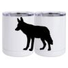 10 oz. White Stainless Steel Short Tumbler Thumbnail