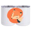 10 oz. White Stainless Steel Short Tumbler Thumbnail