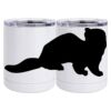 10 oz. White Stainless Steel Short Tumbler Thumbnail