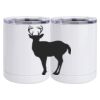 10 oz. White Stainless Steel Short Tumbler Thumbnail