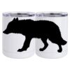10 oz. White Stainless Steel Short Tumbler Thumbnail