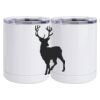 10 oz. White Stainless Steel Short Tumbler Thumbnail