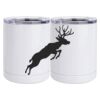 10 oz. White Stainless Steel Short Tumbler Thumbnail