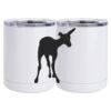 10 oz. White Stainless Steel Short Tumbler Thumbnail