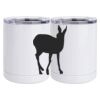 10 oz. White Stainless Steel Short Tumbler Thumbnail