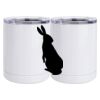 10 oz. White Stainless Steel Short Tumbler Thumbnail