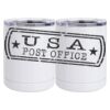 10 oz. White Stainless Steel Short Tumbler Thumbnail