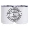 10 oz. White Stainless Steel Short Tumbler Thumbnail