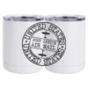 10 oz. White Stainless Steel Short Tumbler Thumbnail