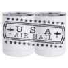 10 oz. White Stainless Steel Short Tumbler Thumbnail