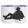 10 oz. White Stainless Steel Short Tumbler Thumbnail