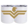 10 oz. White Stainless Steel Short Tumbler Thumbnail