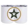 10 oz. White Stainless Steel Short Tumbler Thumbnail