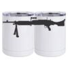 10 oz. White Stainless Steel Short Tumbler Thumbnail