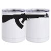 10 oz. White Stainless Steel Short Tumbler Thumbnail
