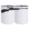 10 oz. White Stainless Steel Short Tumbler Thumbnail