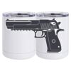 10 oz. White Stainless Steel Short Tumbler Thumbnail