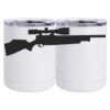 10 oz. White Stainless Steel Short Tumbler Thumbnail