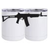 10 oz. White Stainless Steel Short Tumbler Thumbnail
