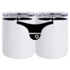 10 oz. White Stainless Steel Short Tumbler Thumbnail