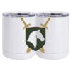 10 oz. White Stainless Steel Short Tumbler Thumbnail