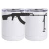10 oz. White Stainless Steel Short Tumbler Thumbnail