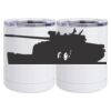 10 oz. White Stainless Steel Short Tumbler Thumbnail