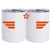 10 oz. White Stainless Steel Short Tumbler Thumbnail