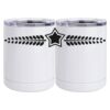 10 oz. White Stainless Steel Short Tumbler Thumbnail