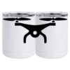 10 oz. White Stainless Steel Short Tumbler Thumbnail