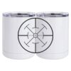 10 oz. White Stainless Steel Short Tumbler Thumbnail