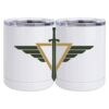 10 oz. White Stainless Steel Short Tumbler Thumbnail