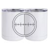 10 oz. White Stainless Steel Short Tumbler Thumbnail