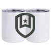 10 oz. White Stainless Steel Short Tumbler Thumbnail