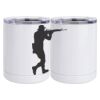 10 oz. White Stainless Steel Short Tumbler Thumbnail