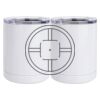 10 oz. White Stainless Steel Short Tumbler Thumbnail