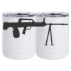 10 oz. White Stainless Steel Short Tumbler Thumbnail