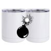 10 oz. White Stainless Steel Short Tumbler Thumbnail