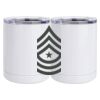 10 oz. White Stainless Steel Short Tumbler Thumbnail