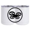 10 oz. White Stainless Steel Short Tumbler Thumbnail