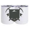 10 oz. White Stainless Steel Short Tumbler Thumbnail