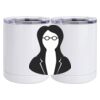 10 oz. White Stainless Steel Short Tumbler Thumbnail