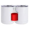 10 oz. White Stainless Steel Short Tumbler Thumbnail