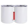 10 oz. White Stainless Steel Short Tumbler Thumbnail