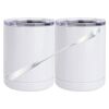 10 oz. White Stainless Steel Short Tumbler Thumbnail
