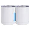 10 oz. White Stainless Steel Short Tumbler Thumbnail