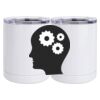 10 oz. White Stainless Steel Short Tumbler Thumbnail